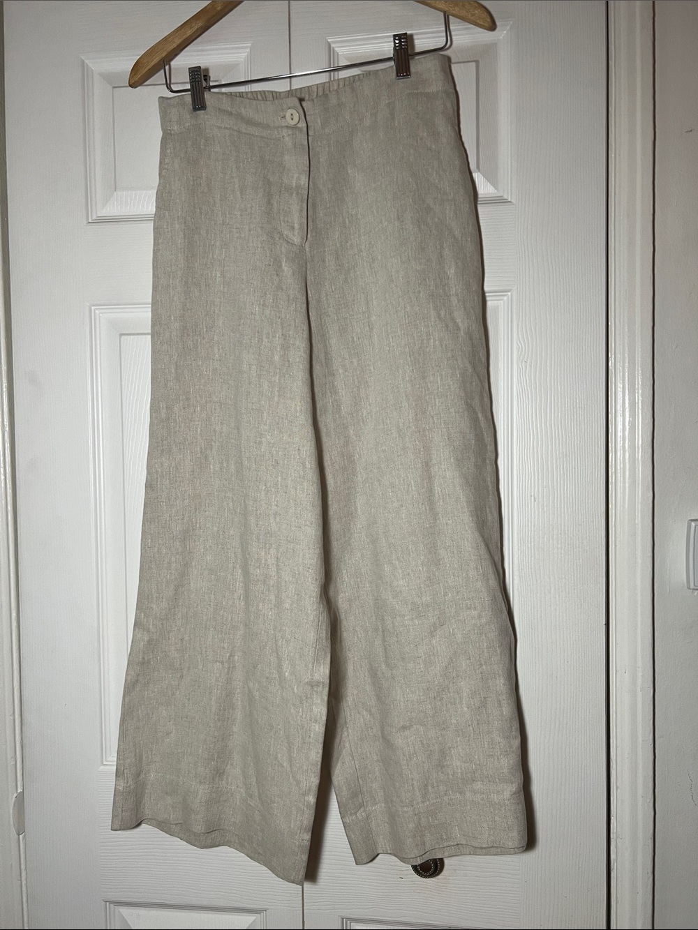 Ruti Wide Leg Linen high waist Pant Women’s Small